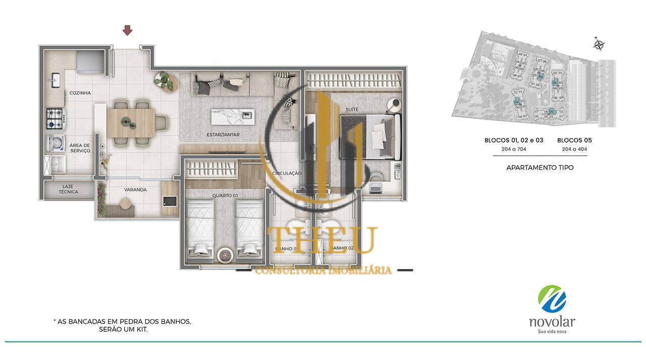 Apartamento, 3 quartos, 72 m² - Foto 7
