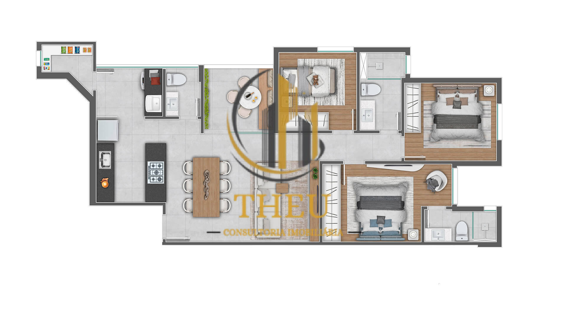 Apartamento à venda com 3 quartos, 84m² - Foto 15