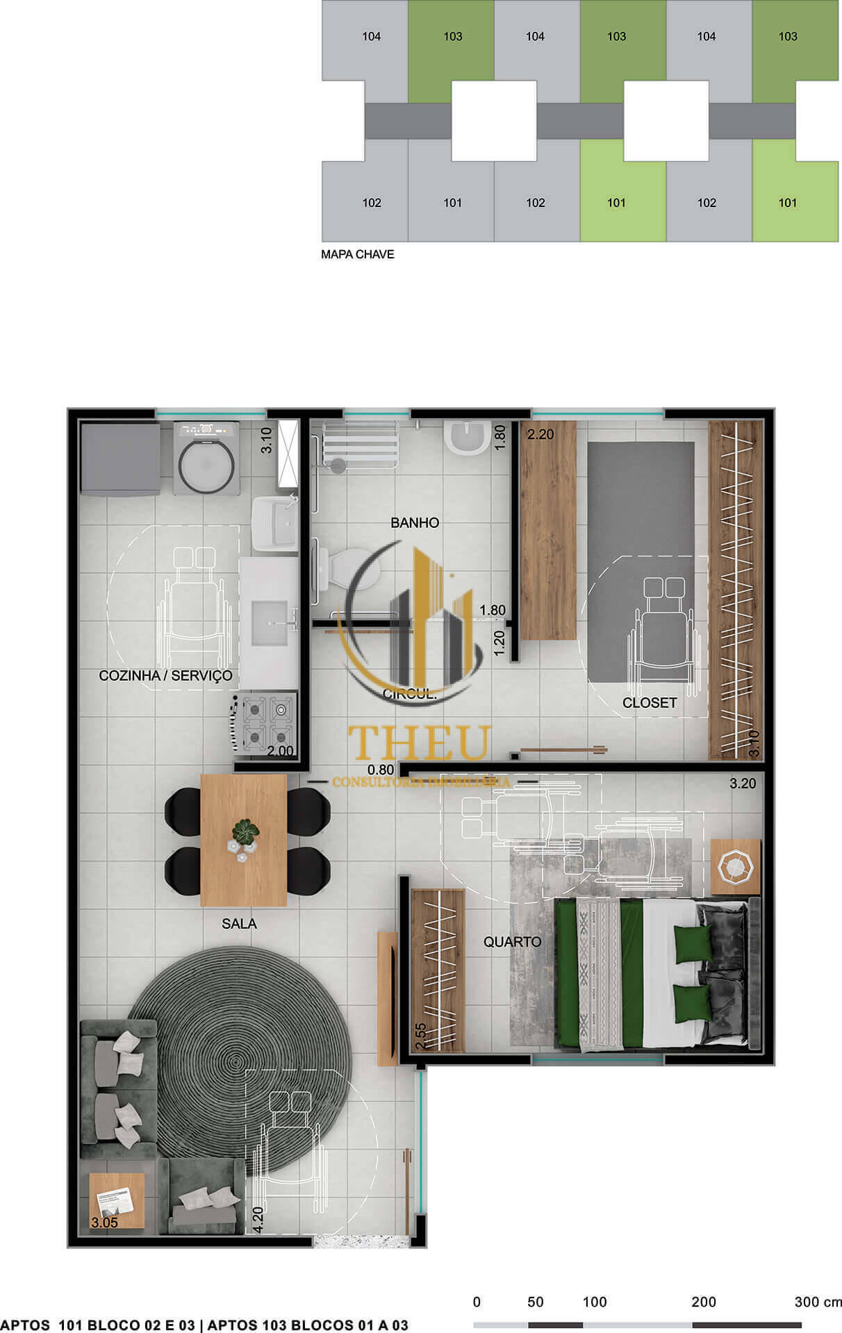 Apartamento, 2 quartos, 50 m² - Foto 10